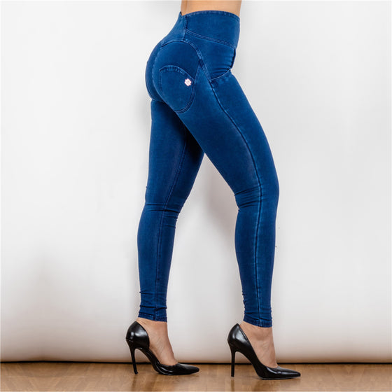 Shascullfites melody high waist jeans butt lifting booty leggings peach lift push up jeans