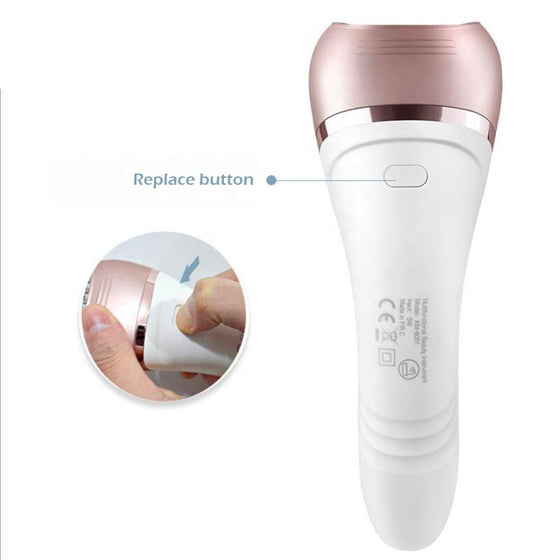 Women Epilator Shaver Hair Remover Facial Cleaner Kit