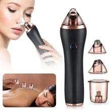  Facial Suction Machine, 4 in 1 Body Guasha Cupping Blackhead Remover Machine Facial Pore Deep Cleansing Beauty Skin Care