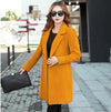 Women's Mid-length Suit Woolen Coat
