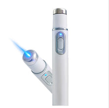  Acne Laser Pen, Acne Laser Pen Wrinkle Removal Machine Portable Durable Blue Light Therapy Massage Relax Soft Scar Dark Circles Remover Device