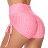 Scrunch Bum Shorts, Drawstring Shorts Textured Butt Lift Gym Workout Slim Jogging Fitness Yoga Leggings Shorts