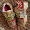 Red and Gold Bridal Sneakers 5