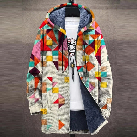 Digital Printed Hat Cardigan Jacket