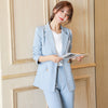 Women's Spring Autumn Elegant Blazer Pant Suits