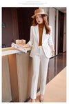 Women's Professional Suits, Autumn And Winter Professional Suit Women's Dress President's Formal Dress