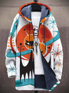 Digital Printed Hat Cardigan Jacket